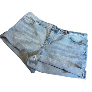 Light Blue Wash Jean Shorts New York & Company soho Women’s Size 14 Large Design